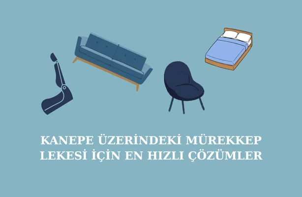 Kanepe Üzerindeki Mürekkep Lekesi İçin En Hızlı Çözümler