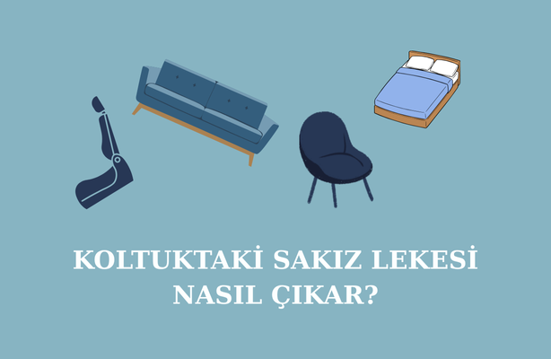 koltuktaki sakiz lekesi nasil cikar