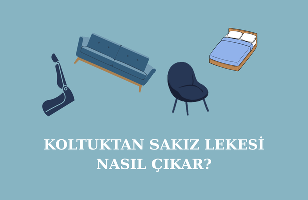 koltuktan sakiz lekesi nasil cikar