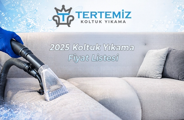2025 Koltuk Yıkama Fiyat Listesi