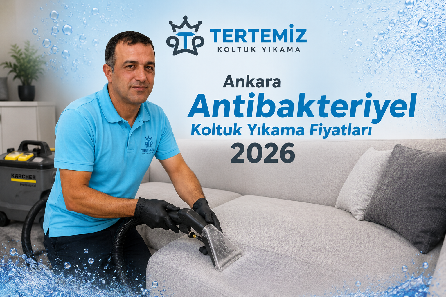 Ankara Antibakteriyel Koltuk Yıkama Fiyatları 2026